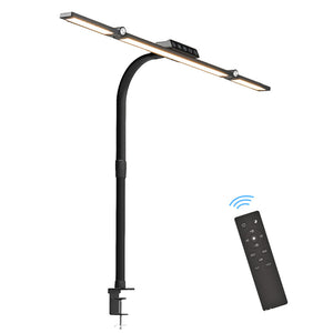 Adjustable gooseneck LED desk lamp for reading and study, image 6