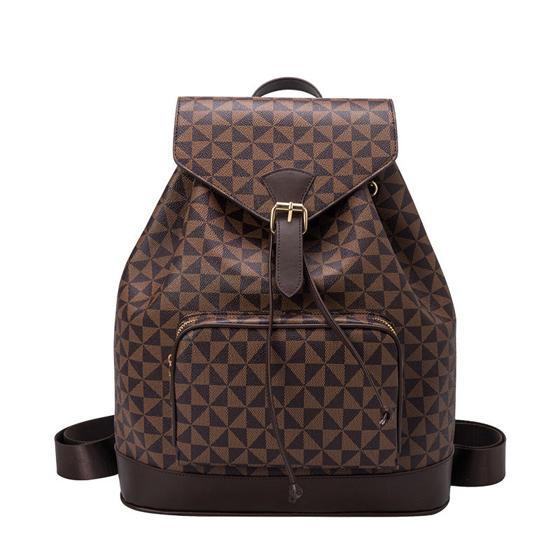 Product detail photo of Drawstring Large Backpack, black, everyday style