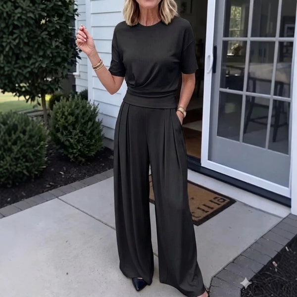 Women's T-Shirt & Wide-Leg Pants Set — product image 6