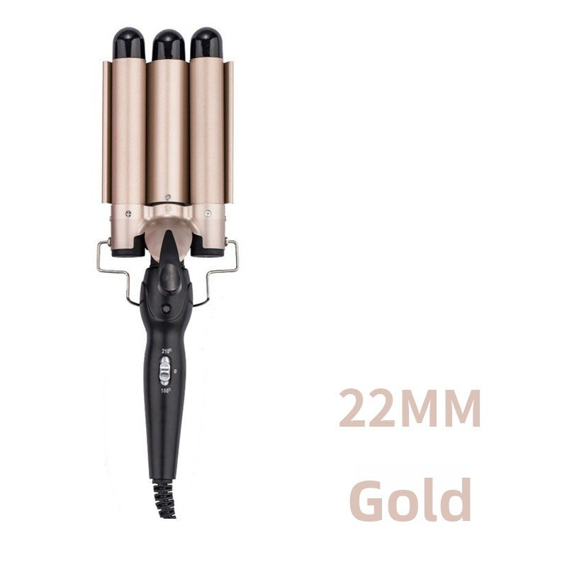 Three-barrel ceramic wave hair curler view 21