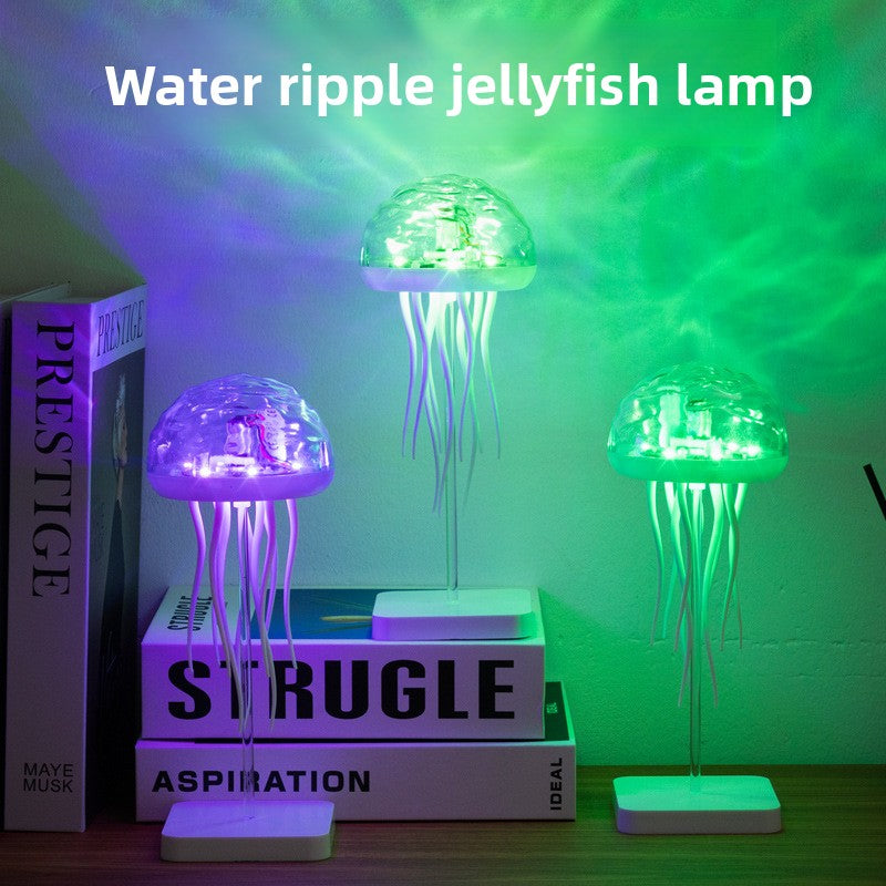 Water ripple jellyfish lamp product photo Main image