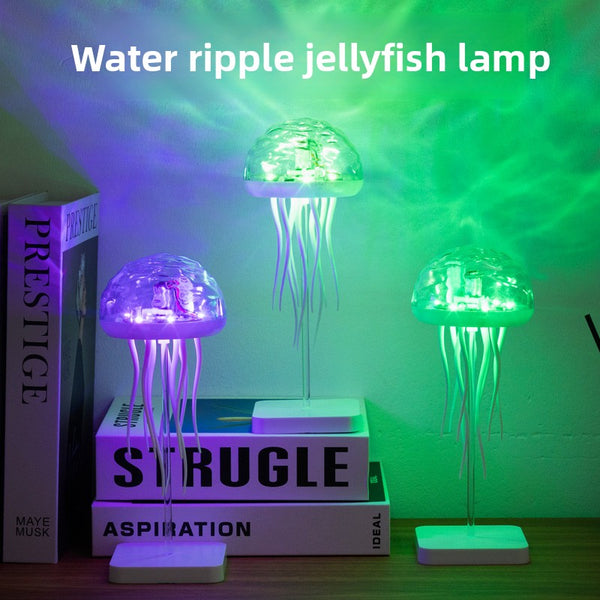 Water ripple jellyfish lamp product photo