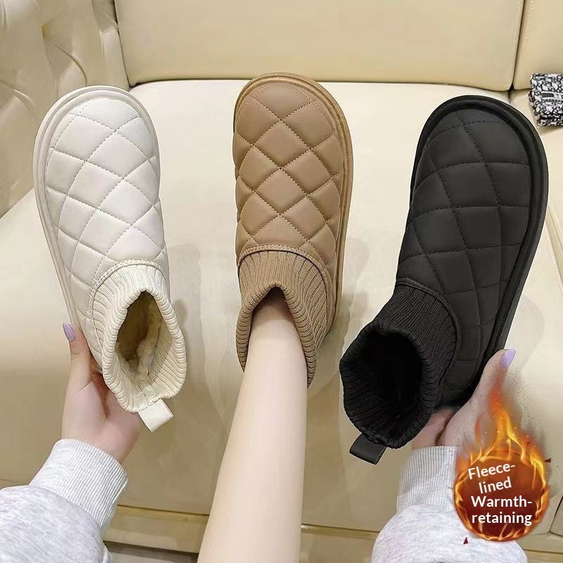 Women's Sock-Top Snow Boots - Non-Slip Fleece Lined, 3 Colours product image