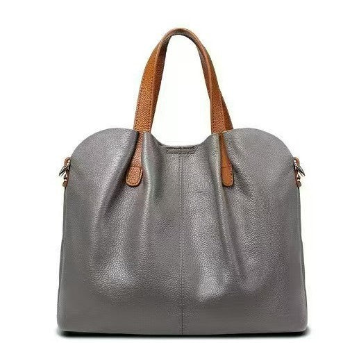 Tote bag shown carried crossbody