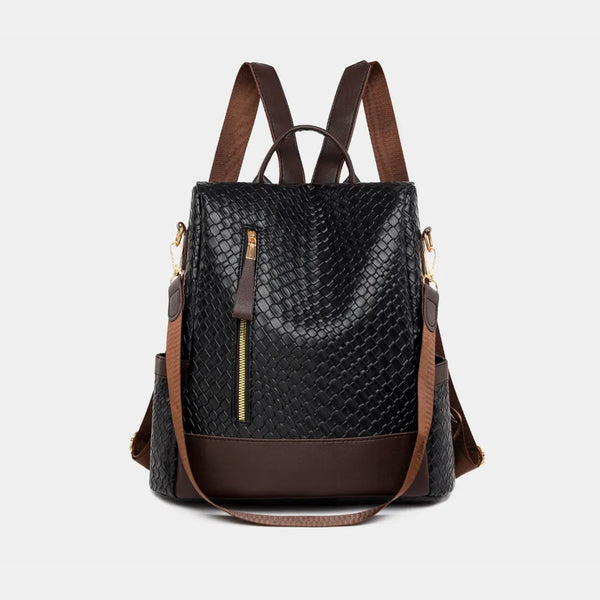 Large PU Leather Backpack — main product image