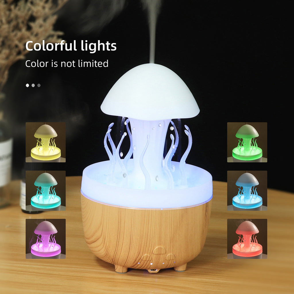 Jellyfish humidifier with rotating mist effect view 4