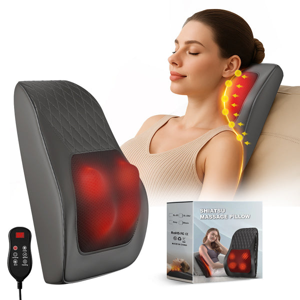 Massage pillow heat level indicator light detail