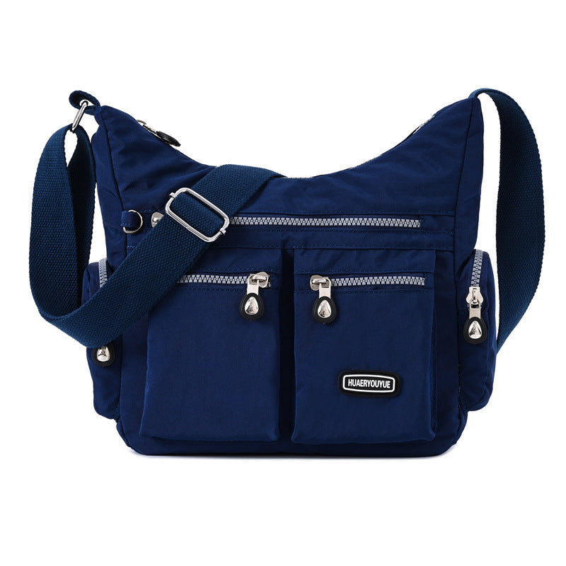 Water-Resistant Nylon Crossbody Bag for Women - Multi-Pocket Shoulder Bag, product view 12