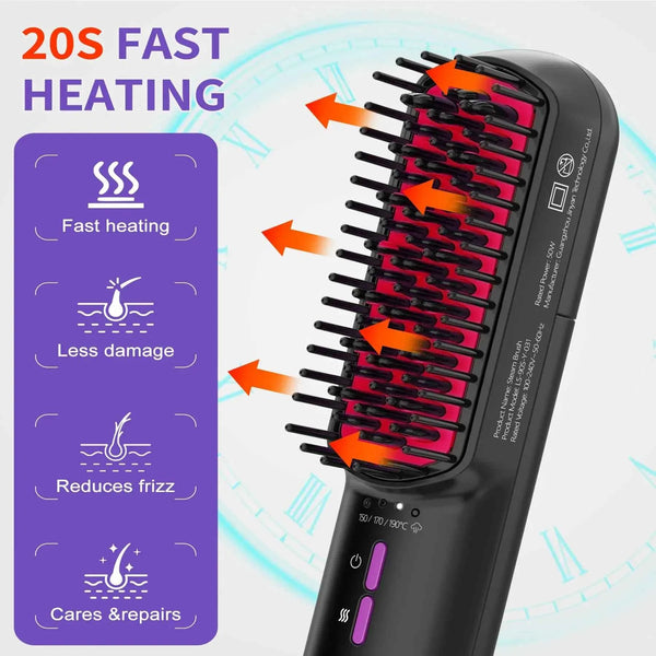 Steam hair straightener — primary view