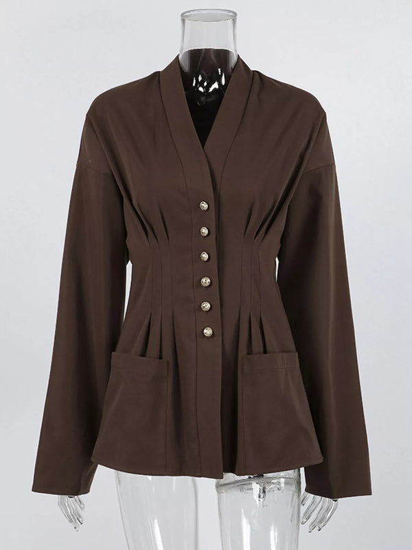 Button-down long sleeve jacket — additional view 3