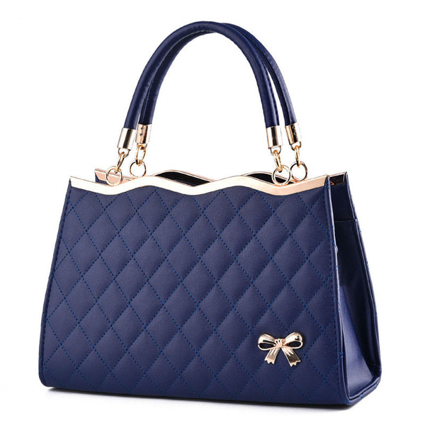 PU Leather Crossbody Bag with Bow Detail, close-up product view