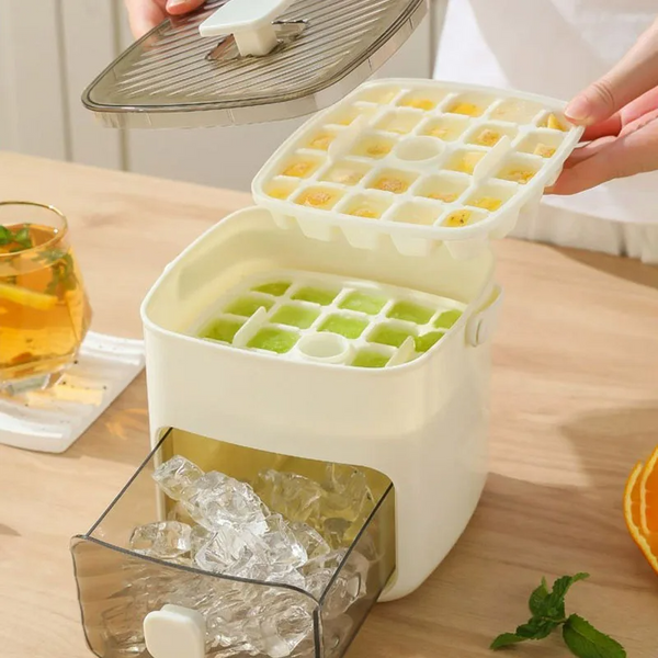 48-grid reusable ice cube tray mold view 2
