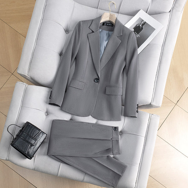 Women's two-piece business suit set product photo