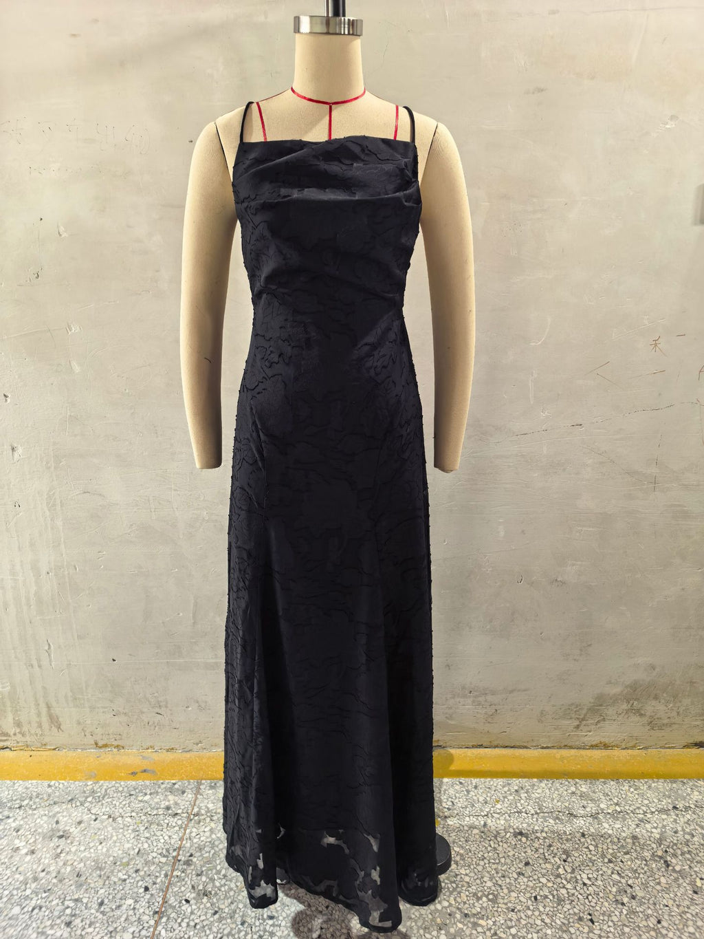 Lace Backless Evening Dress