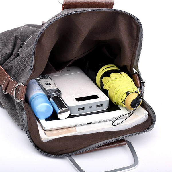 Product detail photo of Canvas Everyday Backpack, black, everyday style, canvas everyday backpack