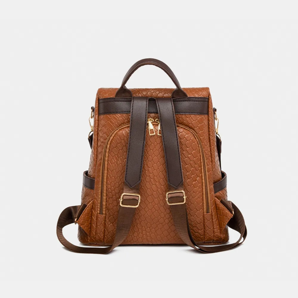 Large PU Leather Backpack — product image 10