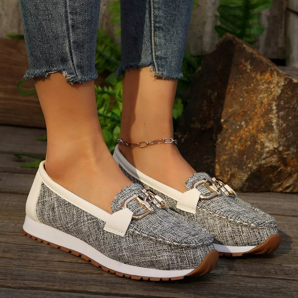 Round toe slip-on shoes — additional view 5