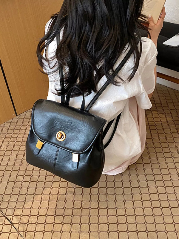 Small PU Leather Backpack — product image 4