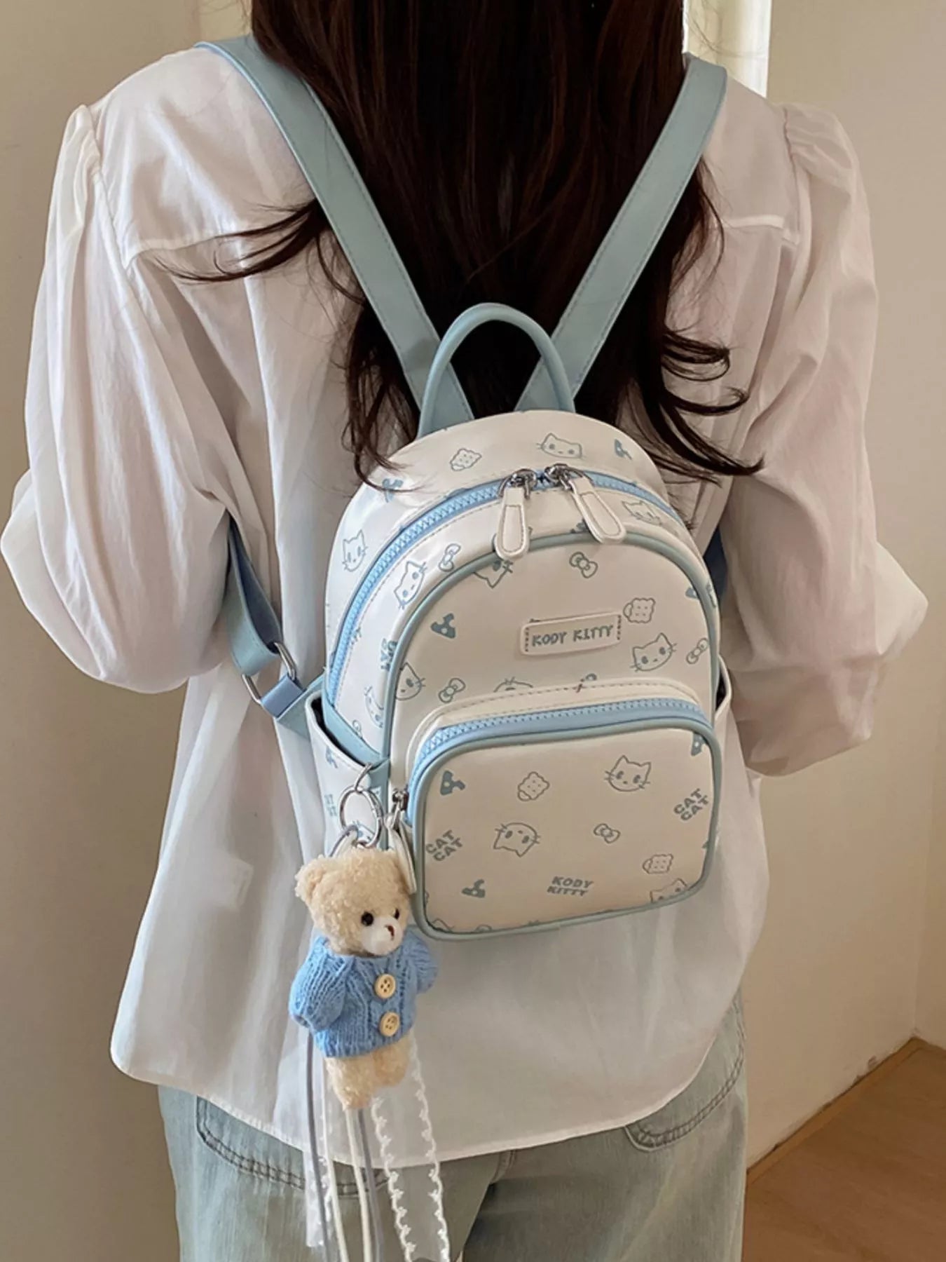 Mini Cartoon Pattern Backpack — product image 3