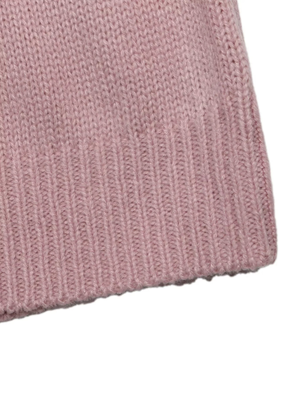 V-neck openwork long sleeve sweater — additional view 9