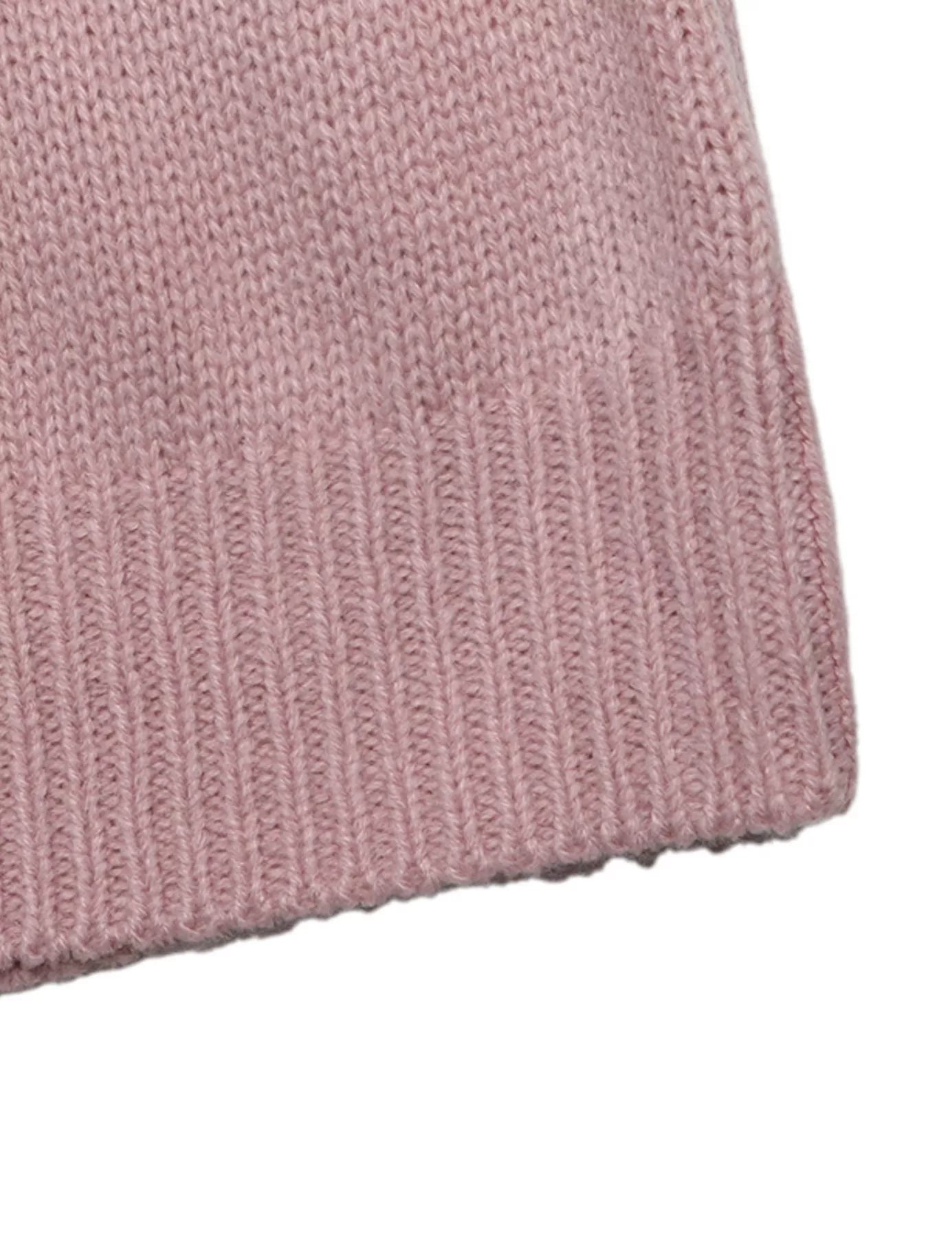 V-neck openwork long sleeve sweater — additional view 9