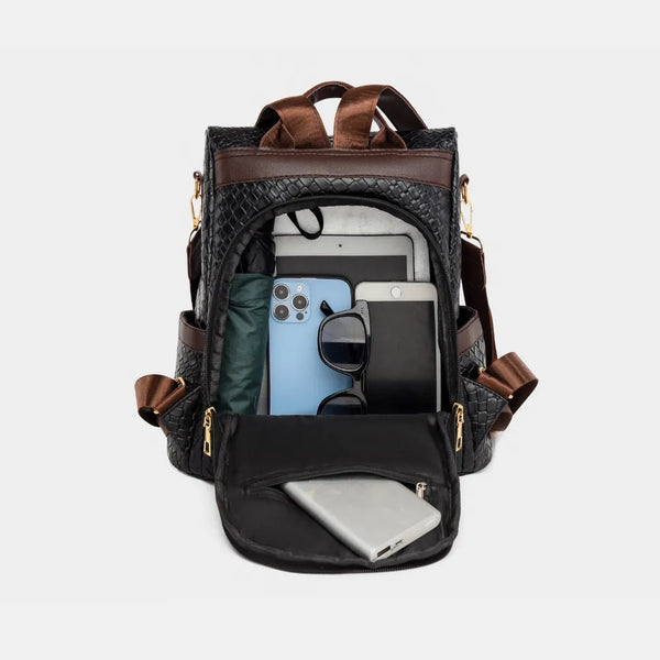 Large PU Leather Backpack — product image 3