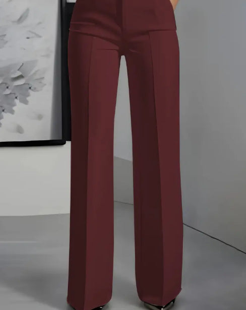 White minimalist polyester pants product image