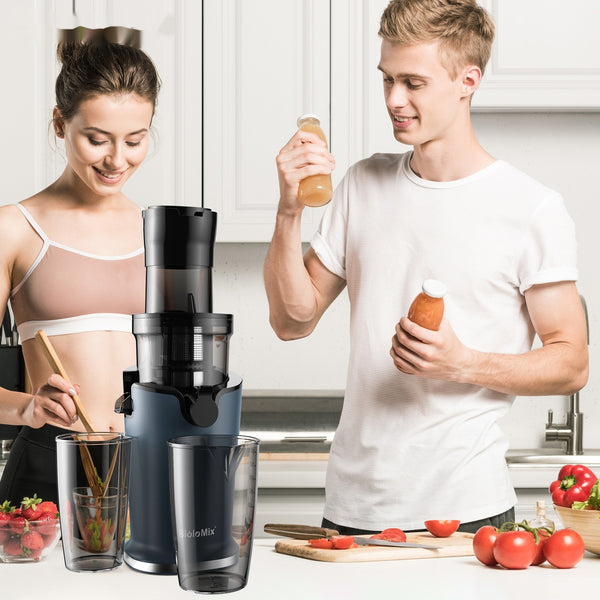 Slow Juicer with Large Feed Chute – Juice Extractor, front product view