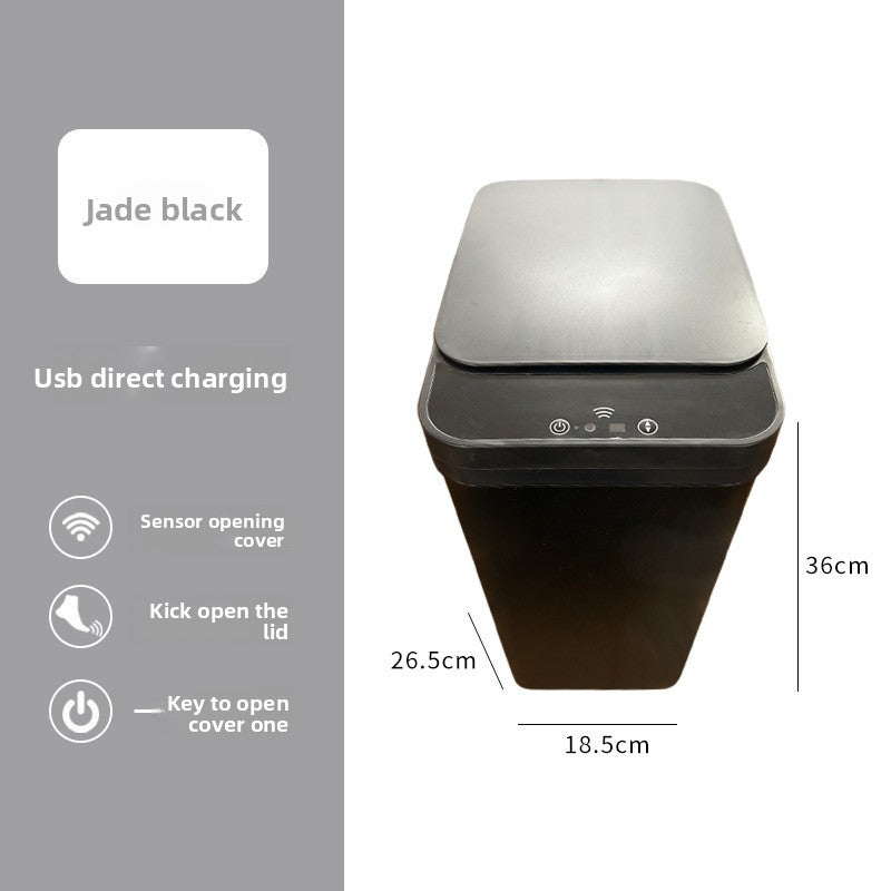Motion Sensor Smart Trash Can with Foot Pedal