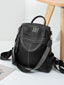 Multi-Compartment PU Leather Backpack — main product image