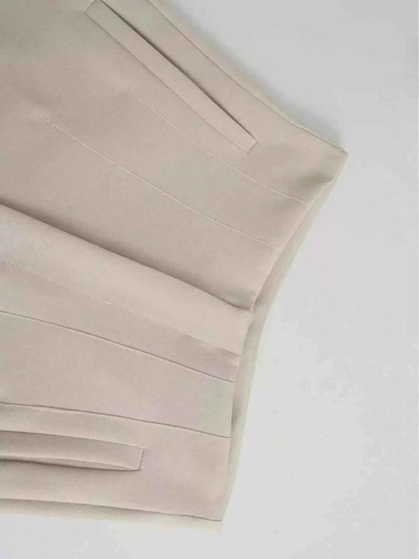 High-waisted straight-leg pants — additional view 4