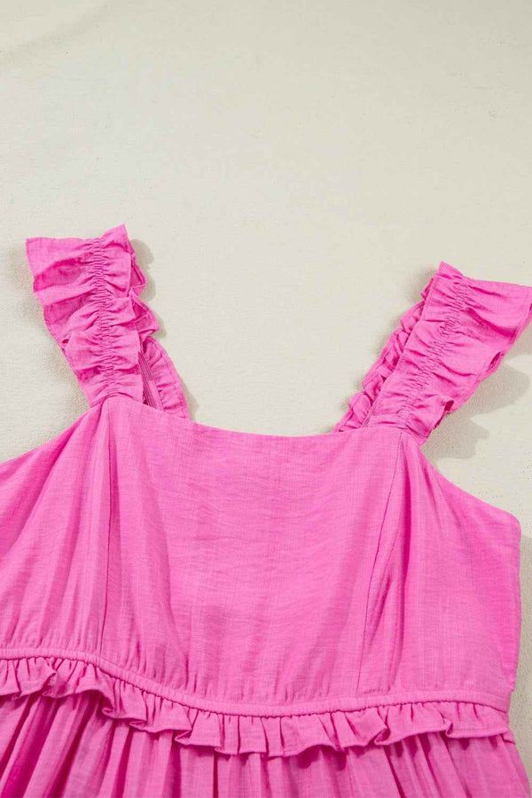 Ruffle trim maxi dress — additional view 6