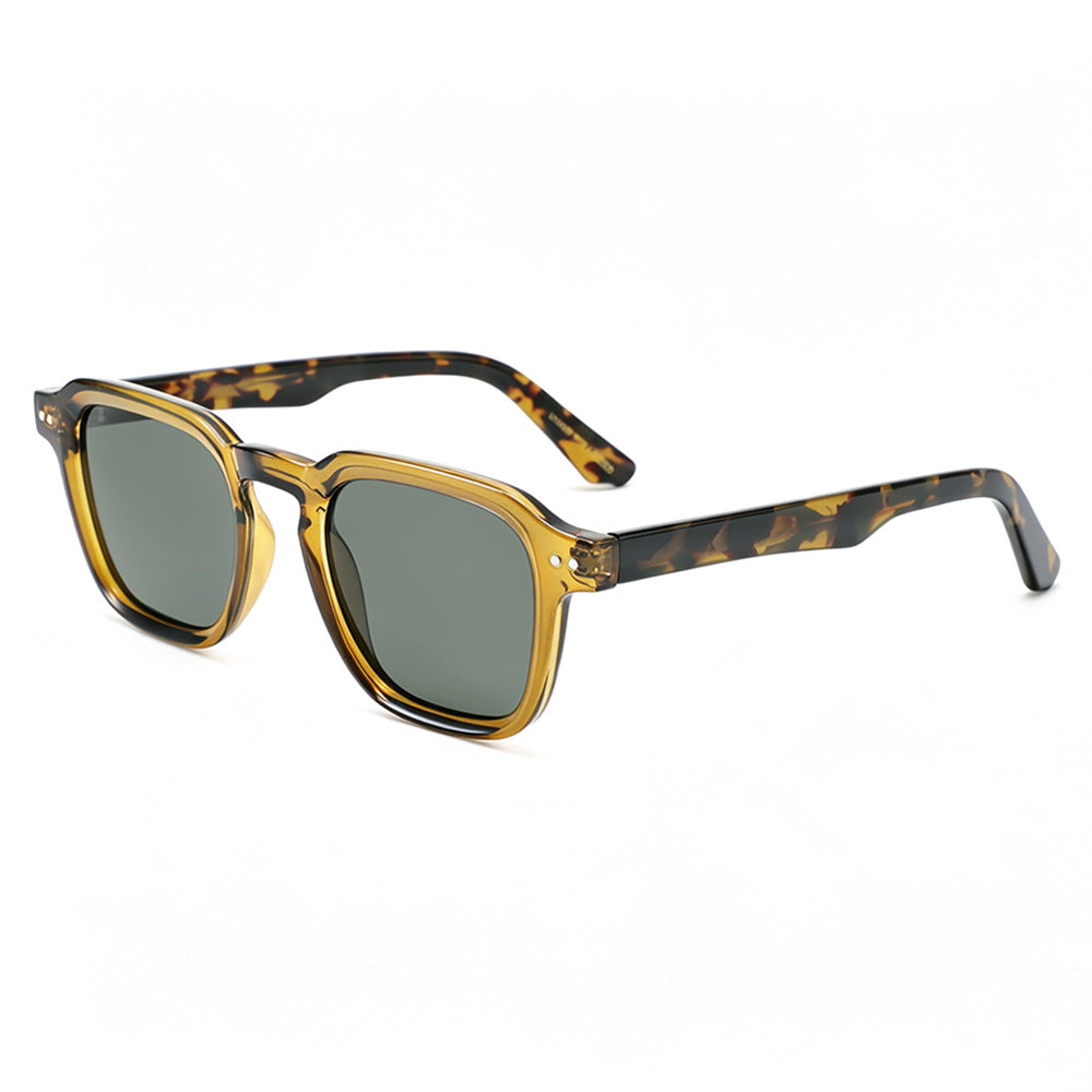 Polarized Oval Sunglasses – UV Protection, angled product view