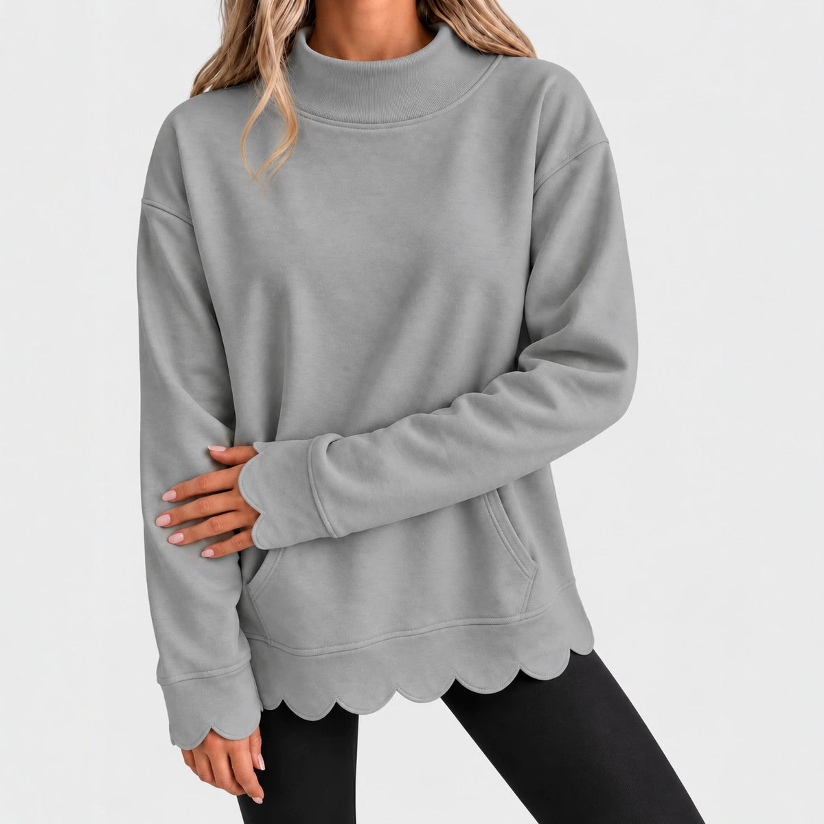 Fallwinter Half-neck Sweatshirt For Europe And America product image