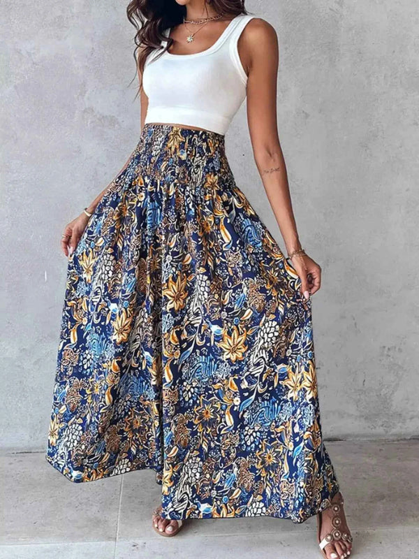 Printed wide-leg pants — additional view 9