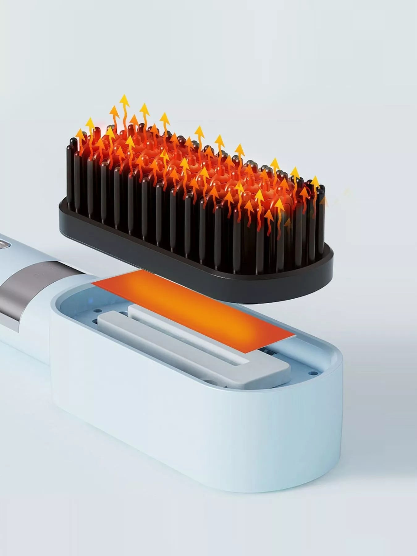 2-in-1 cordless ionic straightening brush — additional view 8
