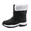 Beige snow boots