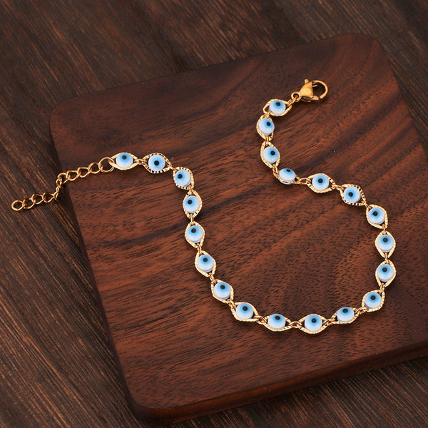 Product detail photo of Stainless Steel Acrylic Eye Bracelet, stainless steel acrylic eye bracelet
