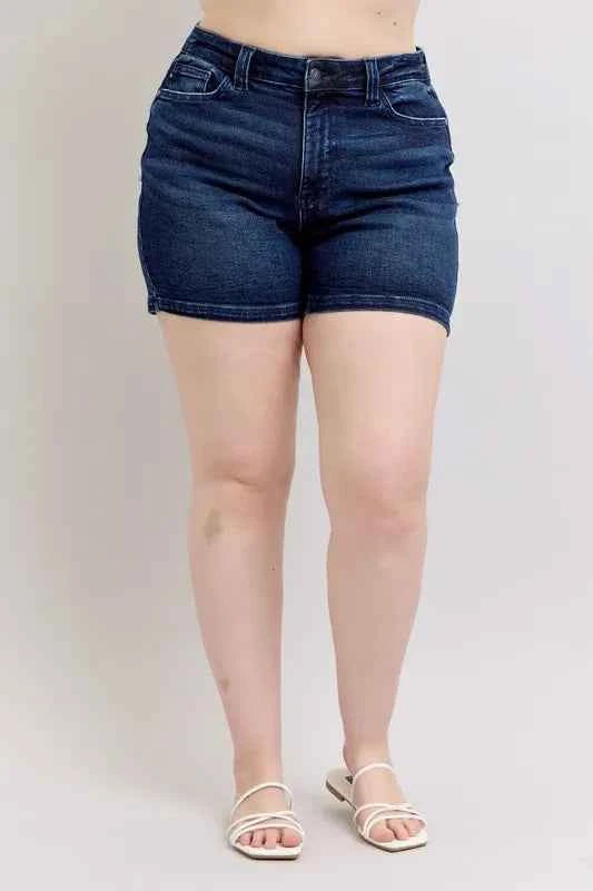 High-rise back flap pocket shorts — additional view 11