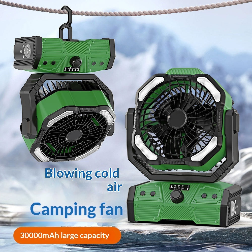 Portable Camping Misting Fan - Long-Lasting Battery Life Secondary image
