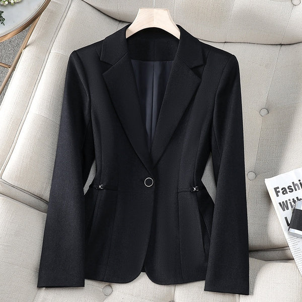 Slim-Fit Petite Blazer for Women, angled product view