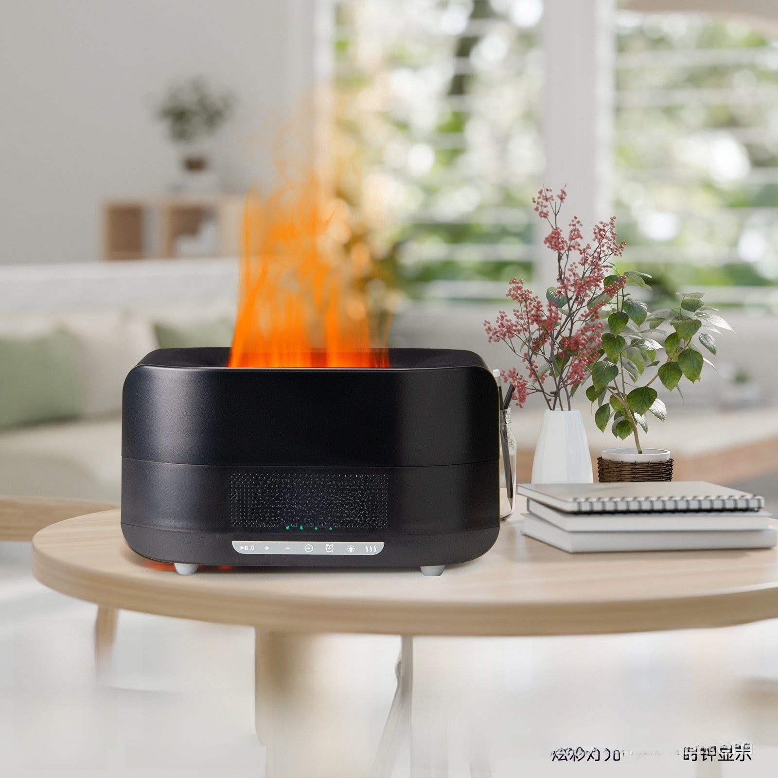 Flame effect aromatherapy machine with humidifier view 19