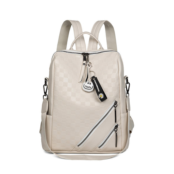 Product detail photo of Checkerboard Backpack, beige, everyday style