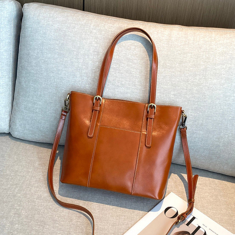 Leather tote bag size specifications