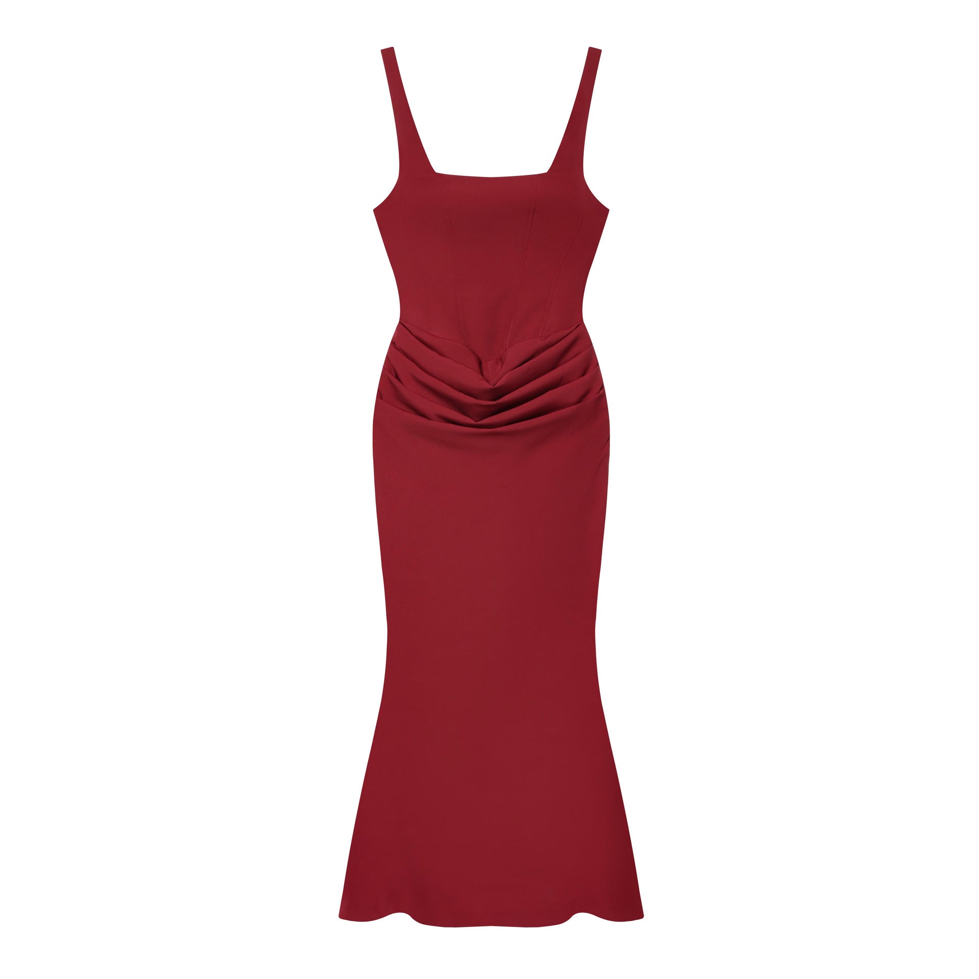 Wrap-style high-waist evening dress — additional view 8