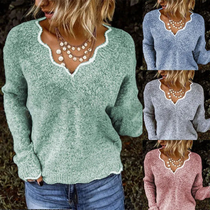 Women's Knitted Layering Pullover