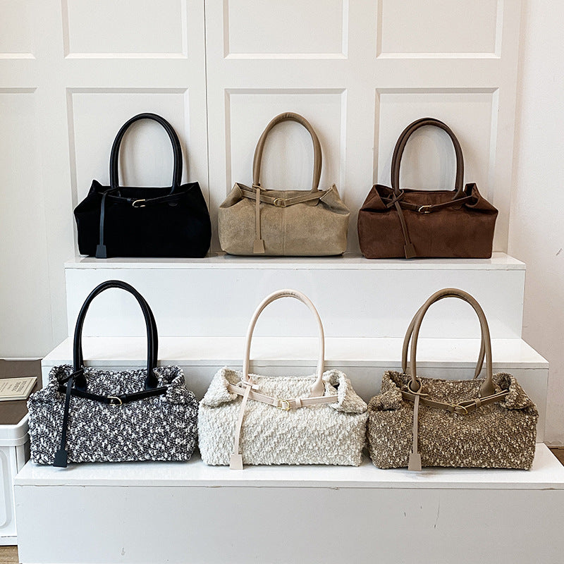 PU Tote Bag for Women – Large Capacity Shoulder Handbag, shown in a clear product image