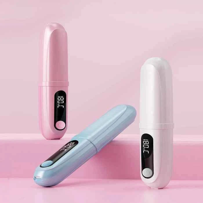 Rechargeable heated straightening comb — primary view