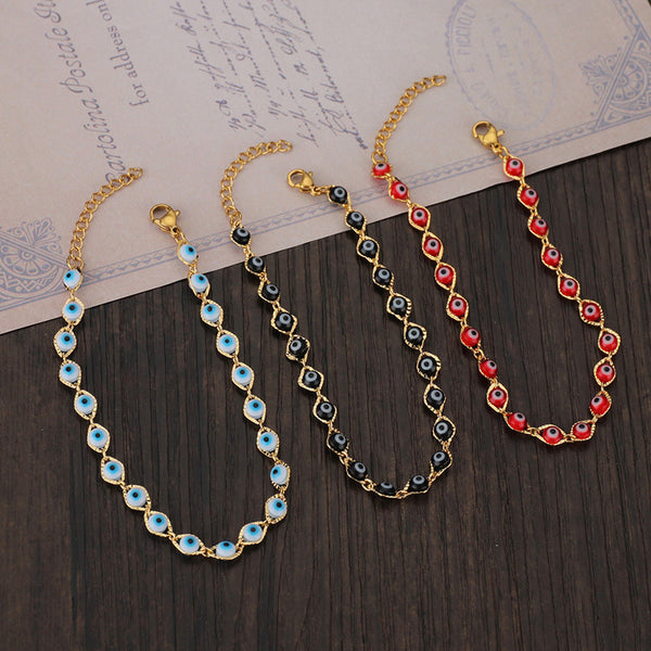Main product photo of Stainless Steel Acrylic Eye Bracelet, stainless steel acrylic eye bracelet