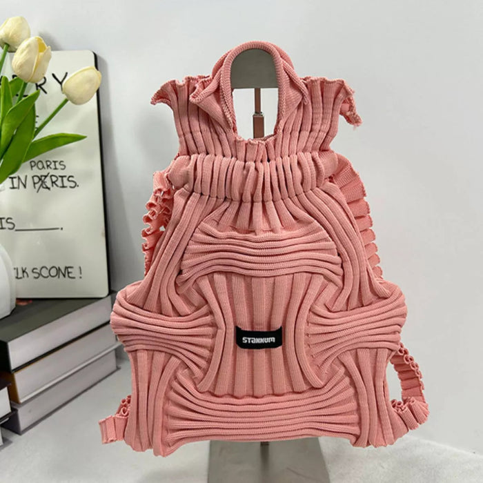 Textured knit backpack — primary view